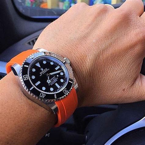 kautschuk bänder für rolex submariner|rubber straps for Rolex Submariner.